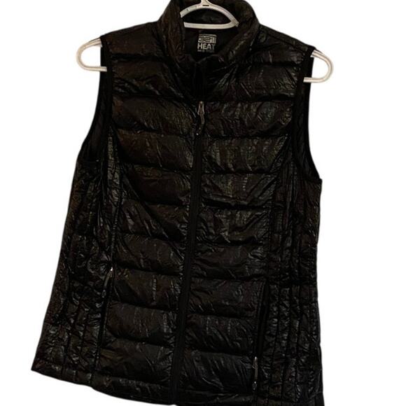Weatherproof 32 Degrees Heat Women’s Black Puffer Vest Size M - Picture 3 of 5